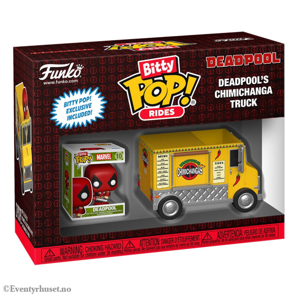 Marvel POP! Rides Vinyl Figure Deadpool w/Chimichanga Truck 2,5 cm Collectibles