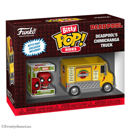 Marvel POP! Rides Vinyl Figure Deadpool w/Chimichanga Truck 2,5 cm Collectibles