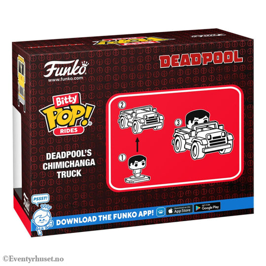 Marvel POP! Rides Vinyl Figure Deadpool w/Chimichanga Truck 2,5 cm Collectibles