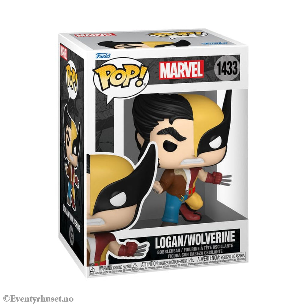 Marvel POP! Vinyl Figure Split- Wolverine/Logan 9 cm Collectibles