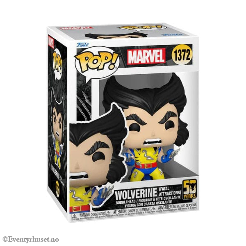 Marvel POP! Marvel Vinyl Figure Wolverine 50th - Ultimate Wolverine w/ Adamantium 9 cm Collectibles