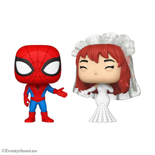 Marvel POP! Vinyl Figures 2-Pack Superhero Couples- SM & MJ 9 cm Collectibles