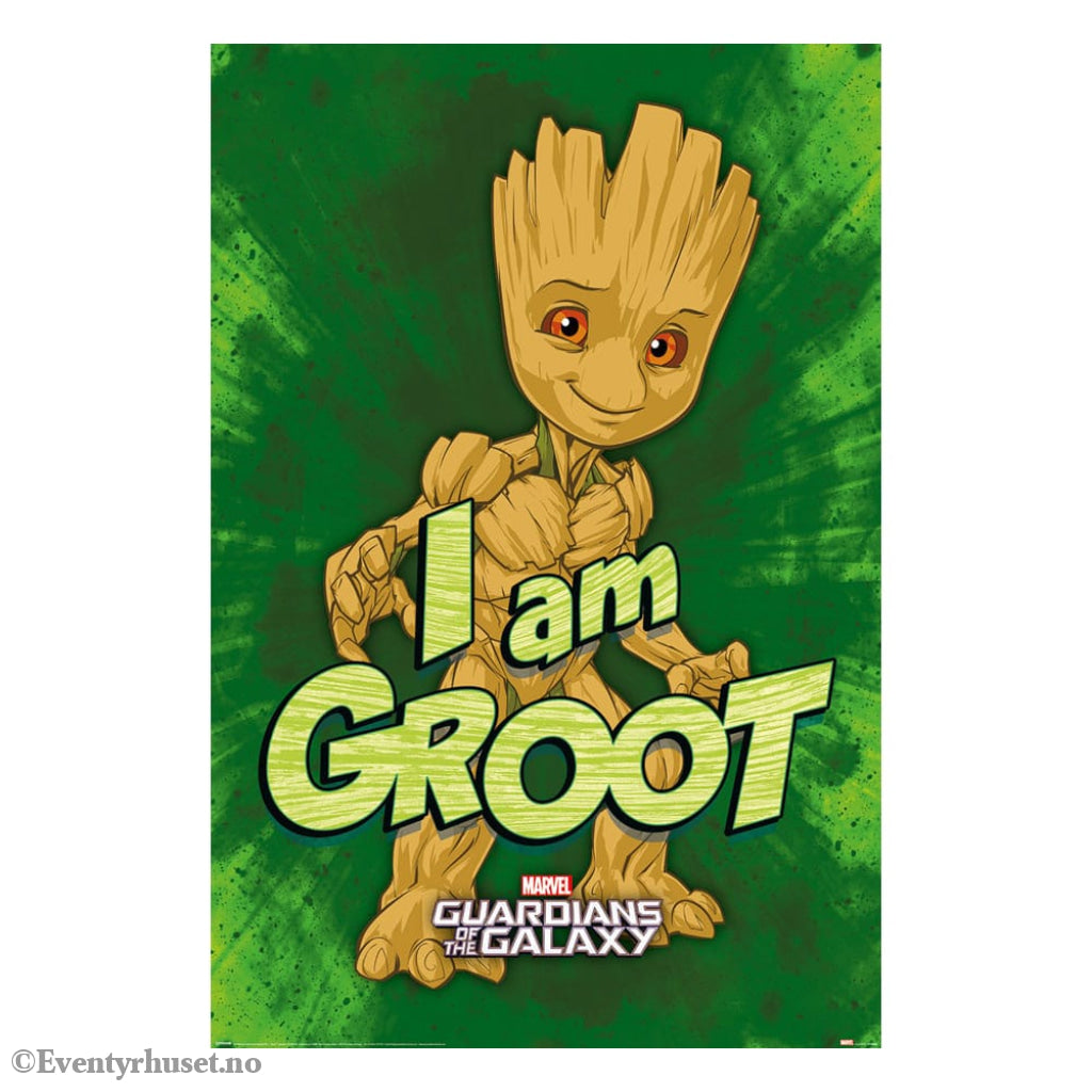 Marvel Poster Pack Guardians of the Galaxy I am Groot 61 x 91 cm (4) Home & Gifts