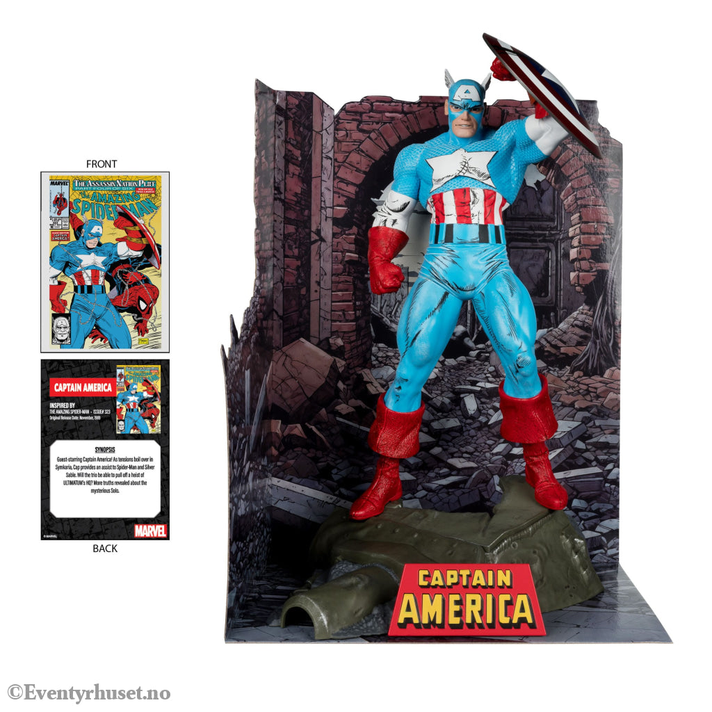 Marvel PVC Statue 1/6 Captain America (The Amazing Spider-Man #323) 28 cm. Mint In Sealed Box (MISB)! Actionfigur