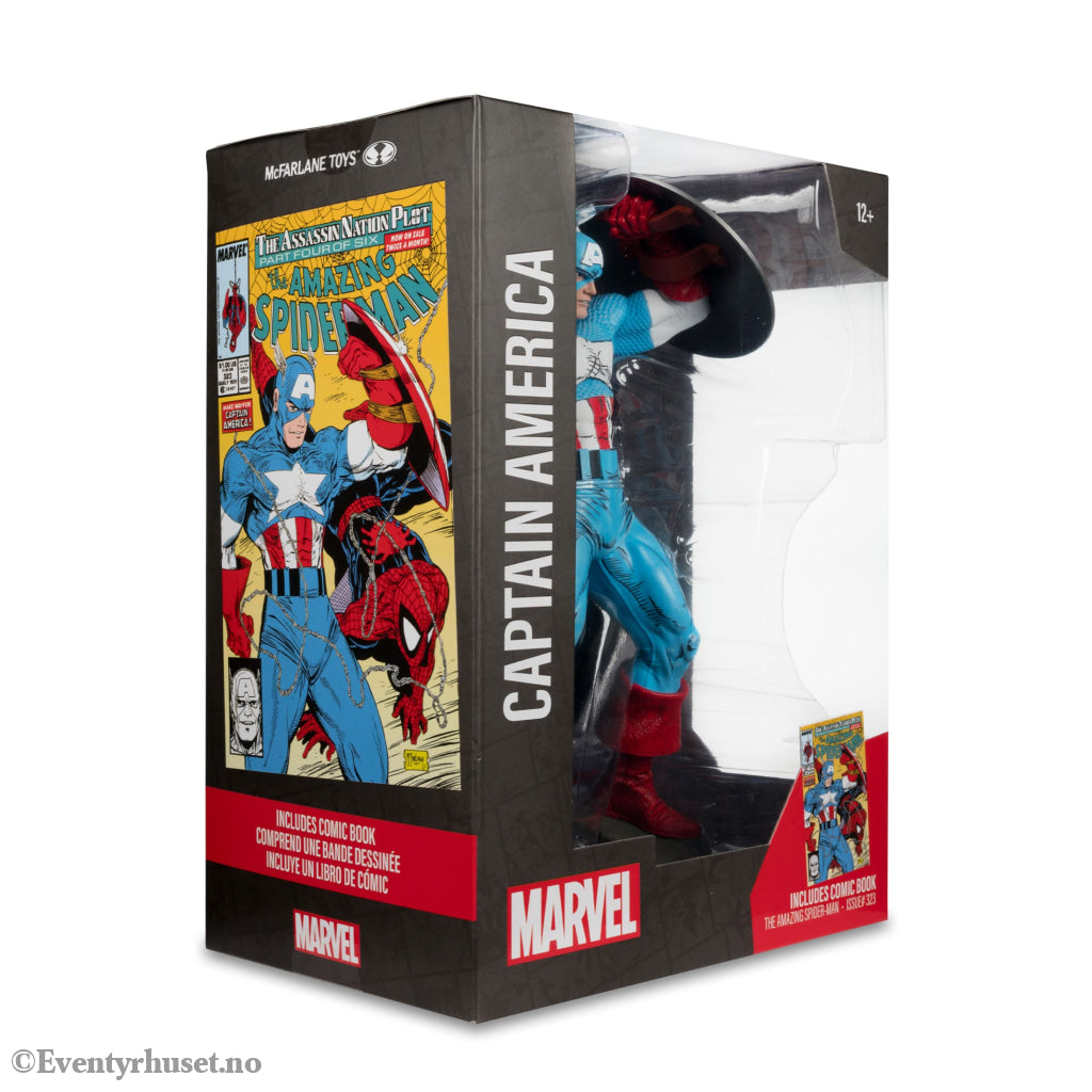 Marvel PVC Statue 1/6 Captain America (The Amazing Spider-Man #323) 28 cm. Mint In Sealed Box (MISB)! Actionfigur