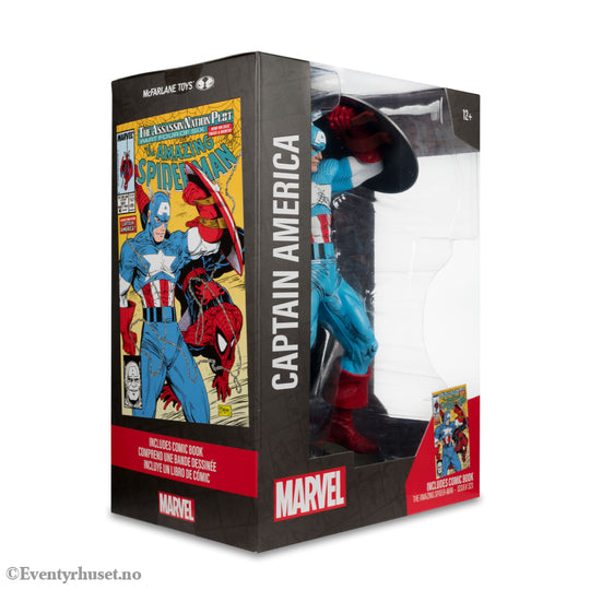Marvel PVC Statue 1/6 Captain America (The Amazing Spider-Man #323) 28 cm. Mint In Sealed Box (MISB)! Actionfigur