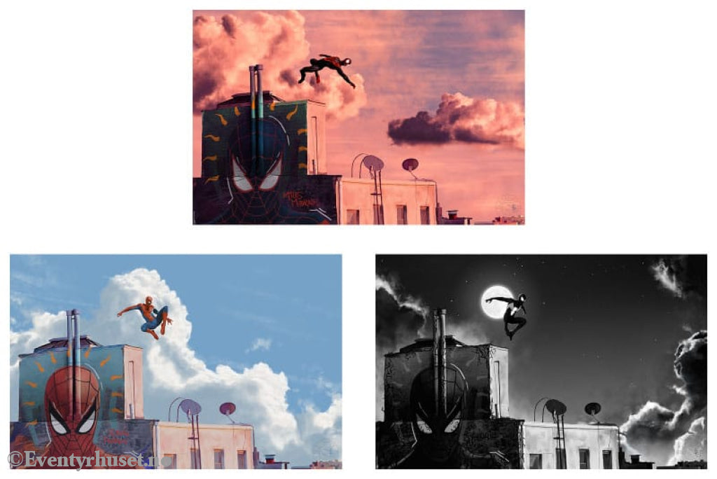 Marvel Set of 3 Art Prints Spider-Man 30 x 46 cm - unframed Home & Gifts