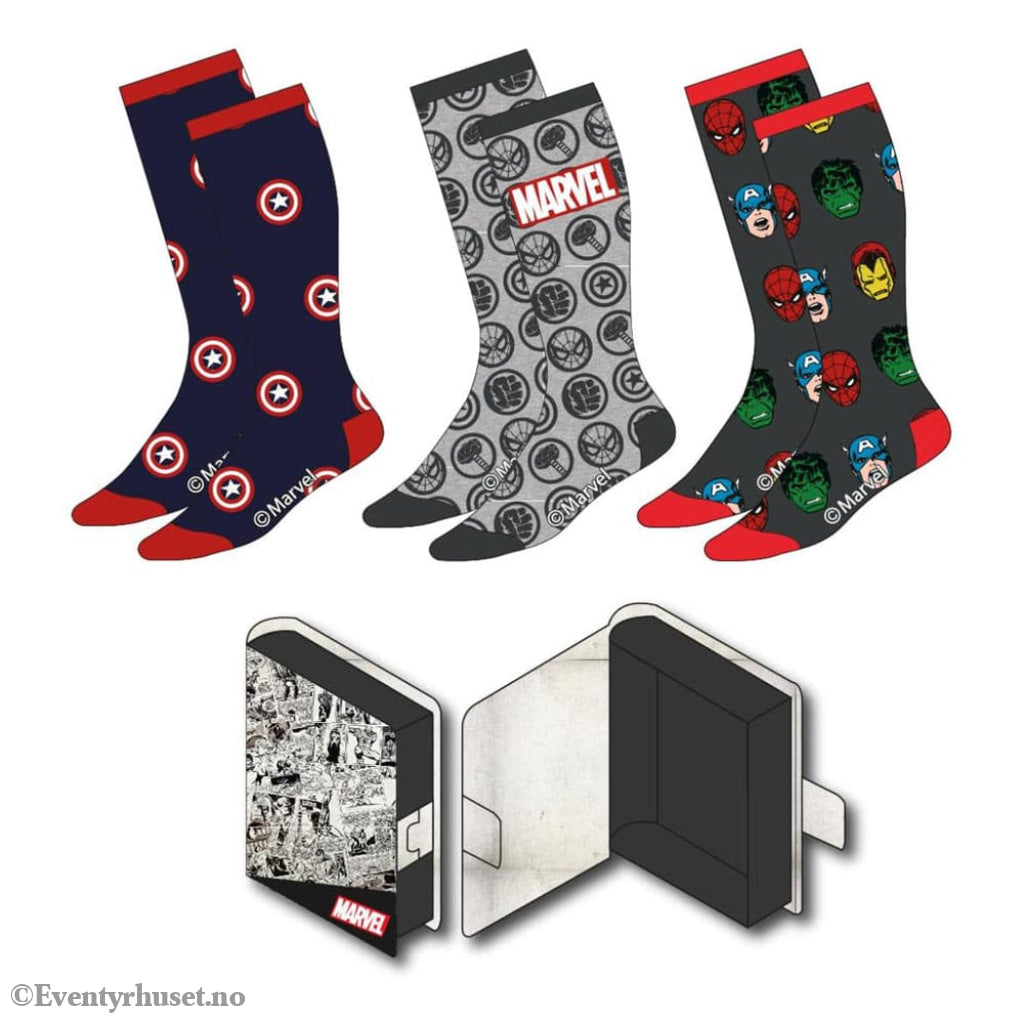 Marvel Socks 3-Pack 38-45 Fashion & Accessories