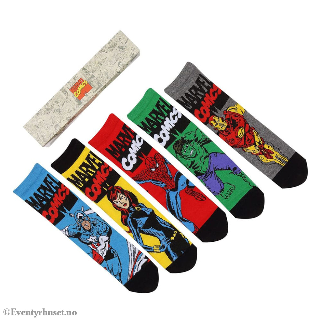 Marvel Socks 5-Pack Avengers L-XL Fashion & Accessories