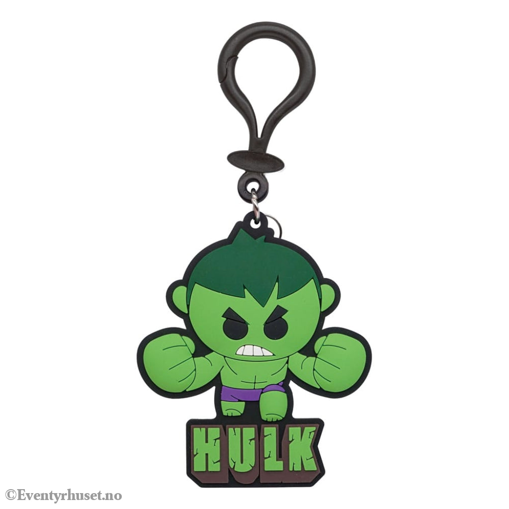 Marvel Soft Touch PVC Bag Clip Hulk Fashion & Accessories