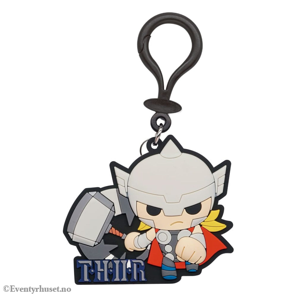 Marvel Soft Touch PVC Bag Clip Thor Fashion & Accessories
