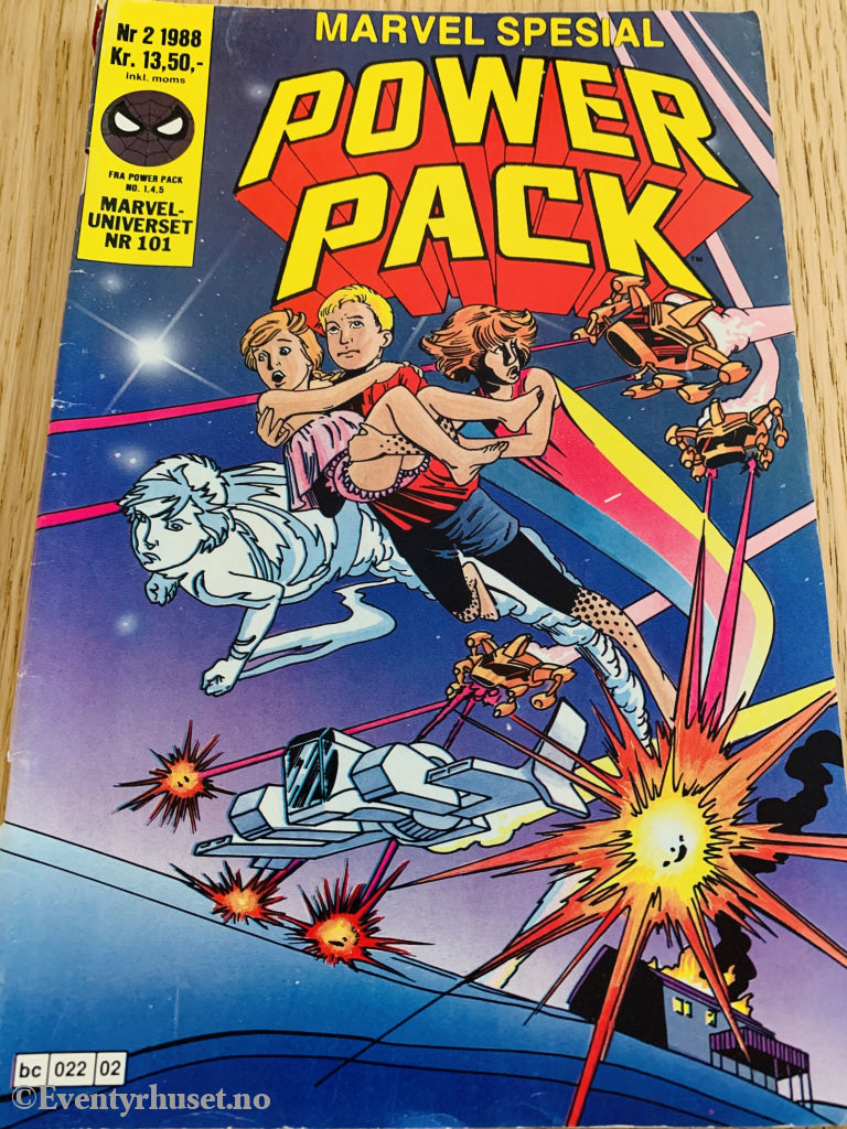 Marvel Spesial. 1988/02. Power Pack. Tegneserieblad