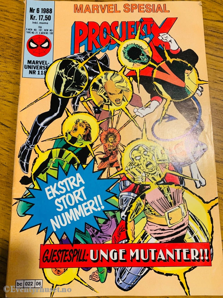 Marvel Spesial. 1988/06. Prosjekt X. Tegneserieblad
