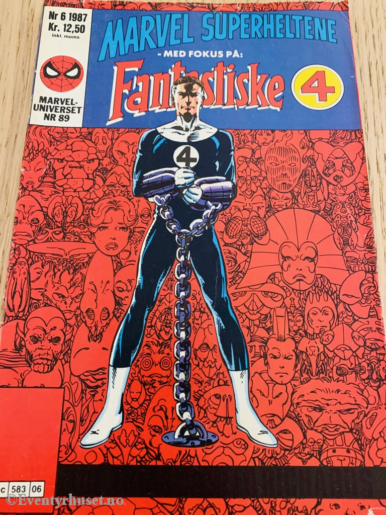 Marvel Superheltene. 1987/06. Fantastiske 4. Tegneserieblad