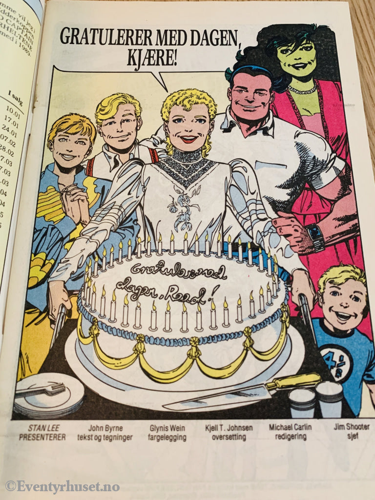 Marvel Superheltene. 1988/06. De Fantastiske Fire. Tegneserieblad