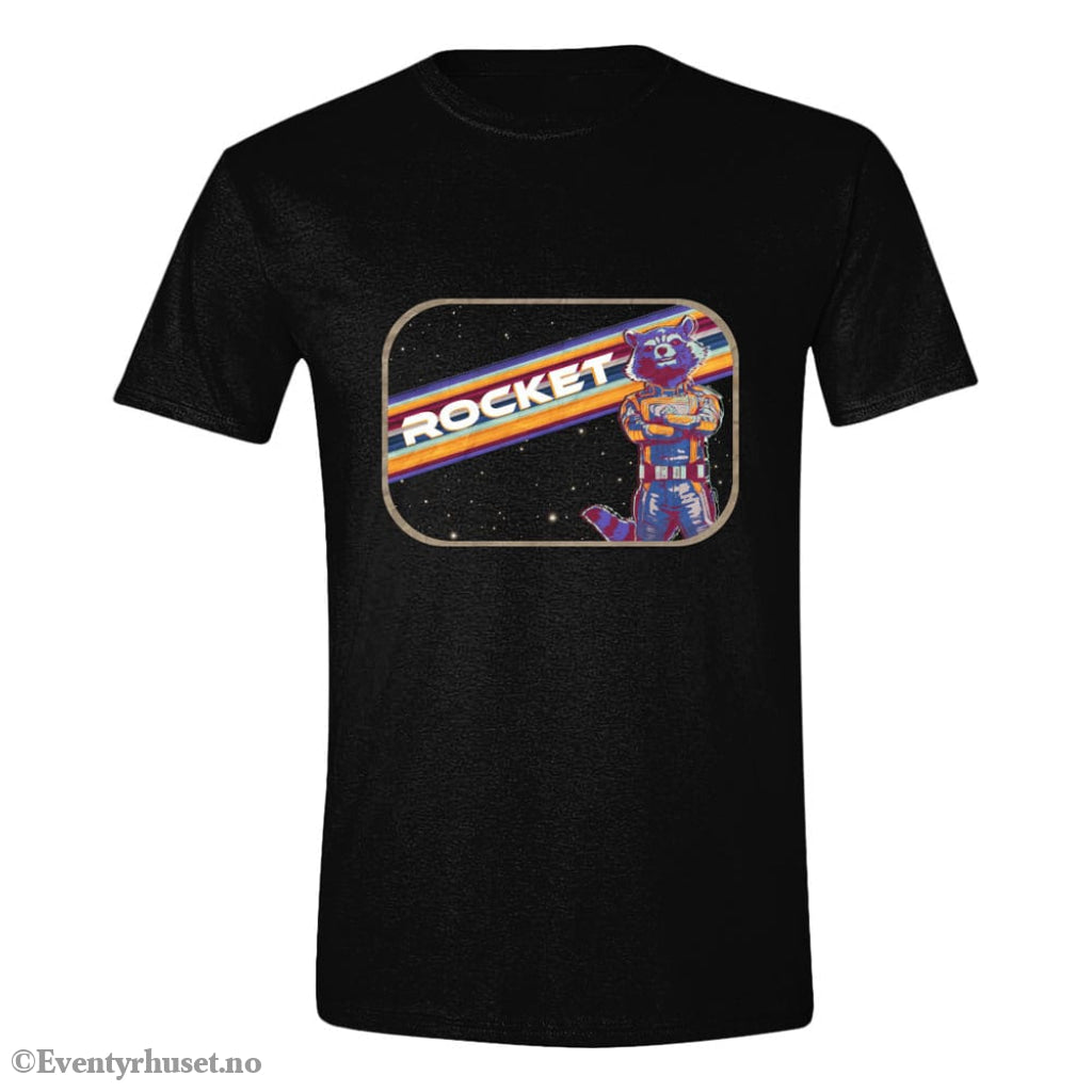 Marvel T-Shirt Guardians Of The Galaxy Vol. 3 Rocket Space Pose Size S Fashion & Accessories