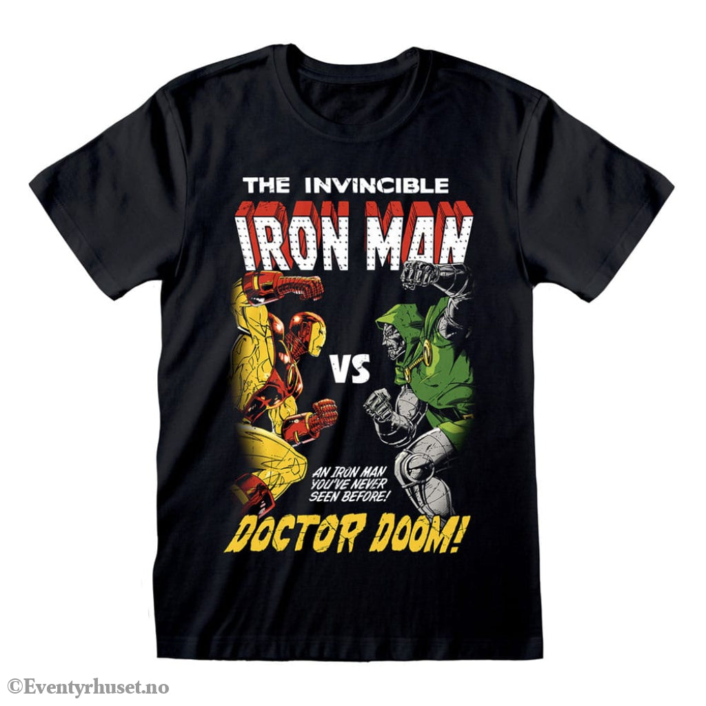 Marvel T-Shirt Iron Man vs Doom Size L Fashion & Accessories
