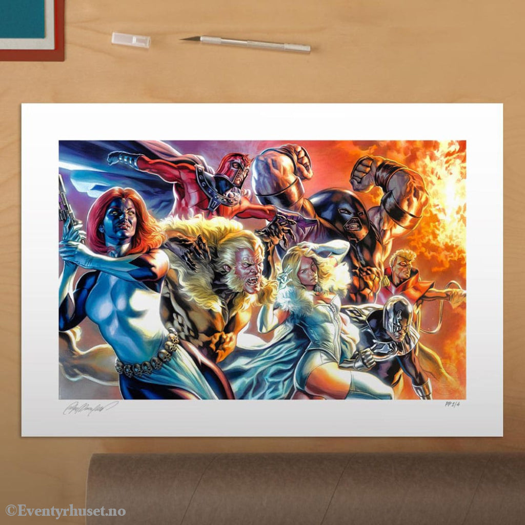 Marvel X-Men Art Print The Brotherhood of Mutants by Felipe Massafera 46 x 66 cm - unframed Home & Gifts