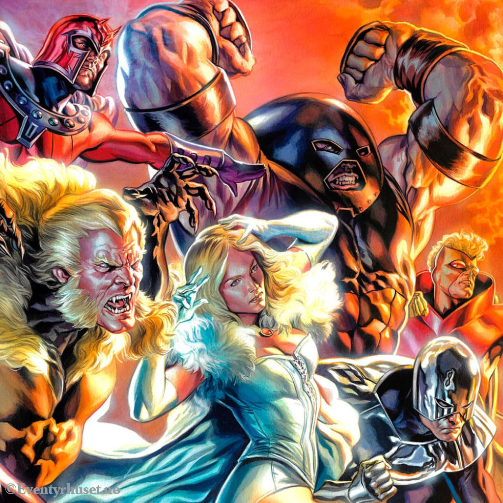 Marvel X-Men Art Print The Brotherhood of Mutants by Felipe Massafera 46 x 66 cm - unframed Home & Gifts
