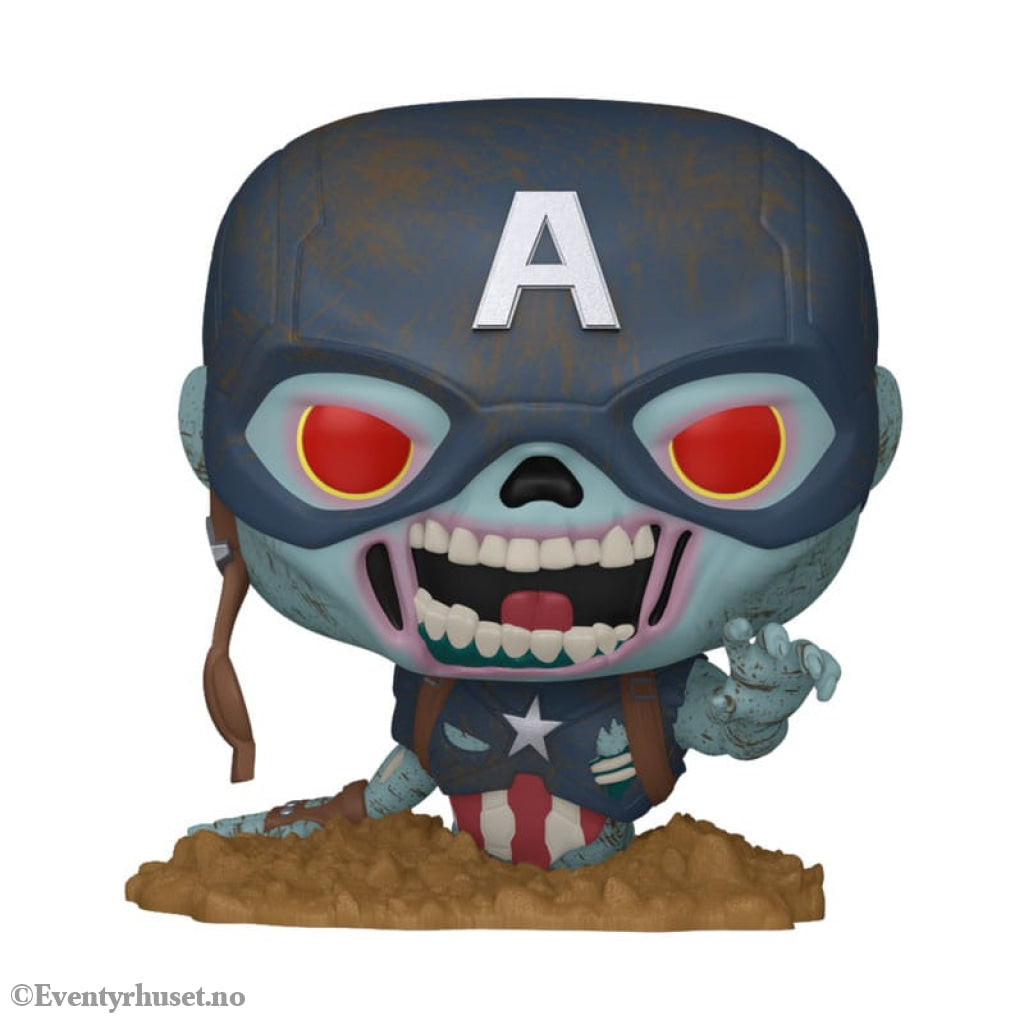 Marvel Zombies POP! Marvel Vinyl Figure Captain America 9 cm Collectibles