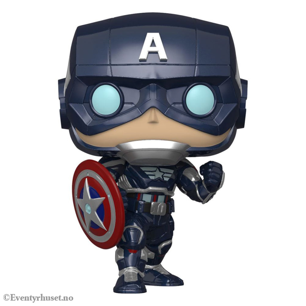 Marvel’s Avengers (2020 video game) POP! Marvel Vinyl Figure Captain America 9 cm Collectibles