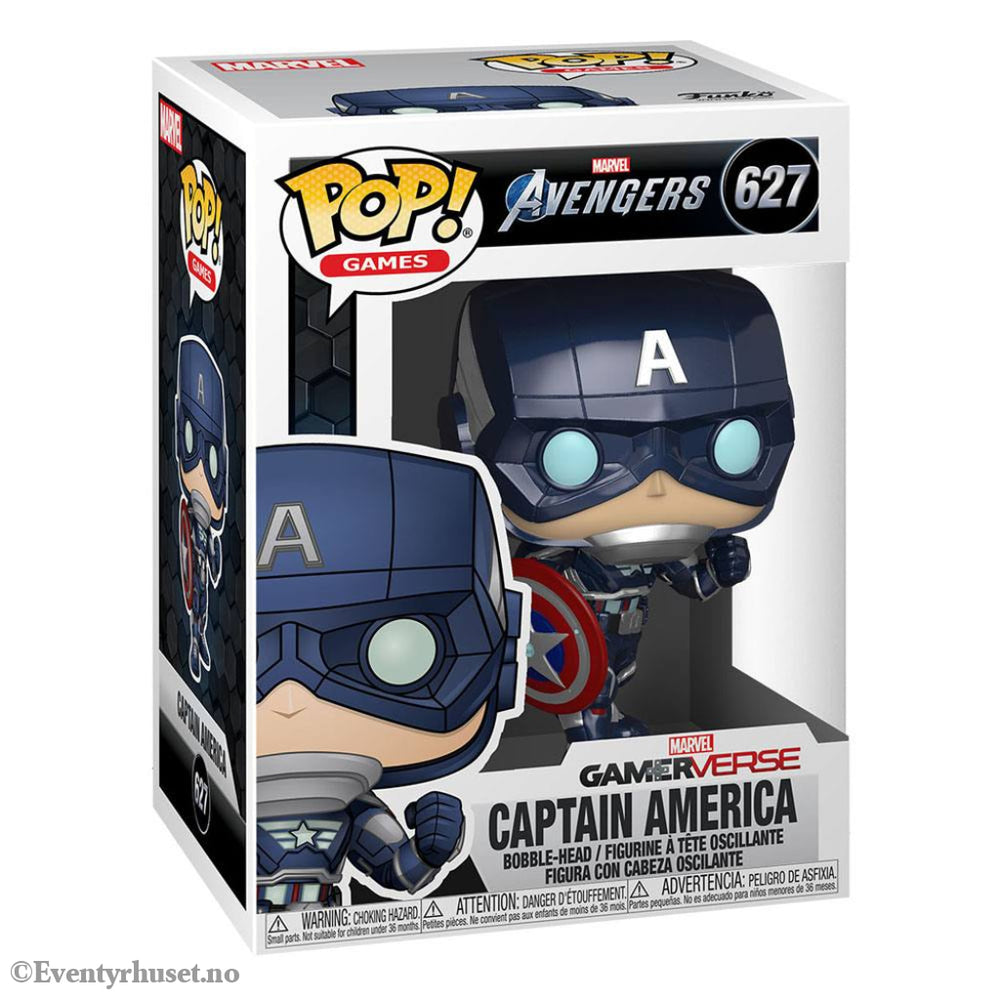 Marvel’s Avengers (2020 video game) POP! Marvel Vinyl Figure Captain America 9 cm Collectibles