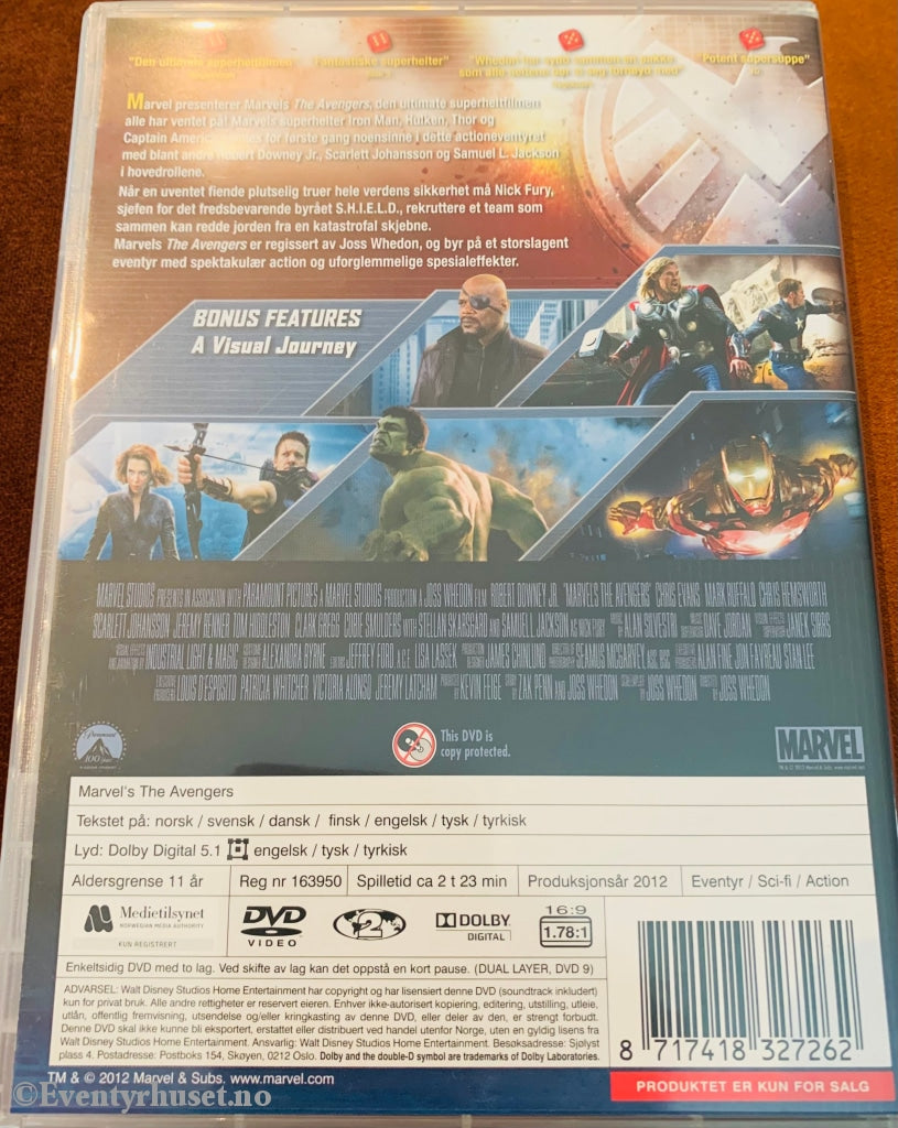 Marvels Avengers. Dvd. Dvd