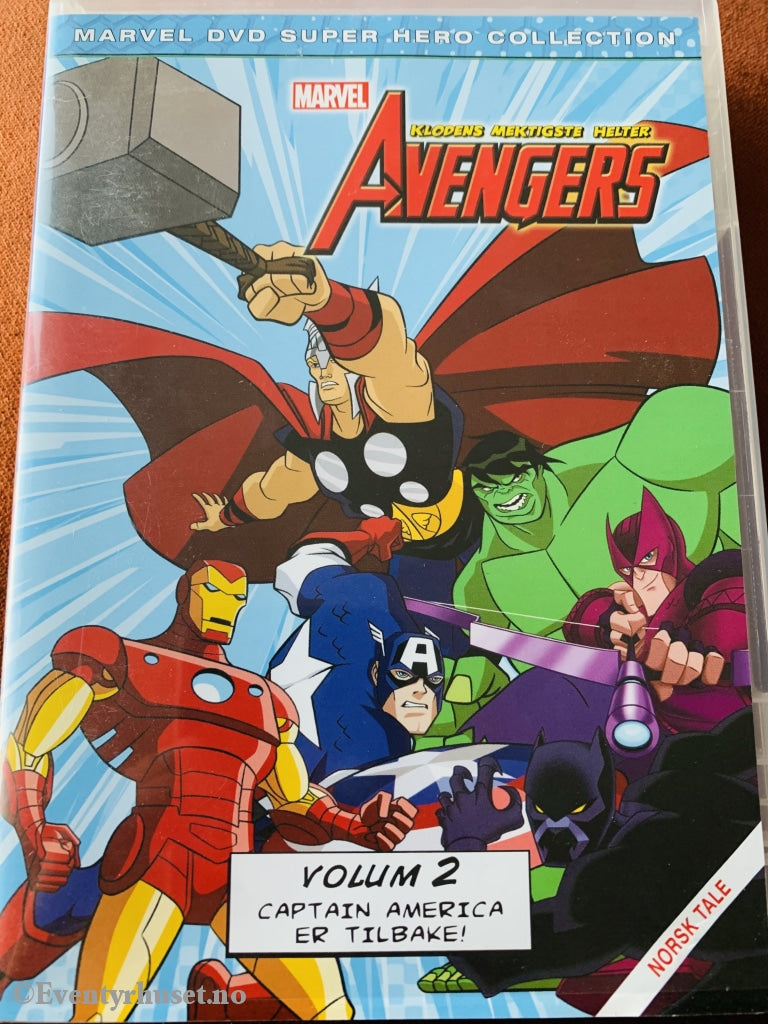 Marvels Avengers. Vol. 2. Captain America Er Tilbake! Dvd. Dvd