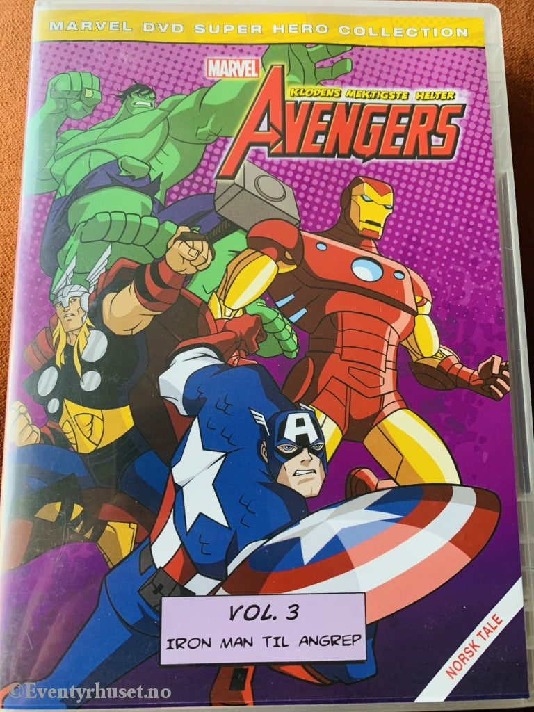 Marvels Avengers. Vol. 3. Iron Man Til Angrep. Dvd. Dvd