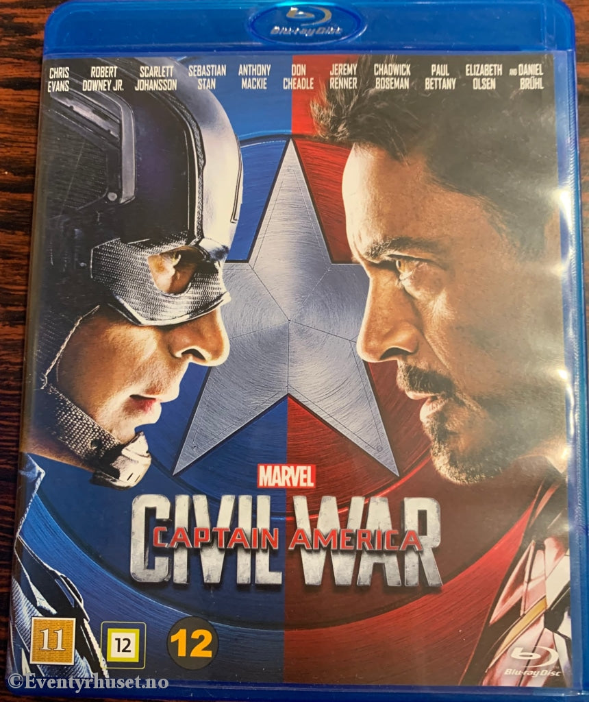 Marvel´s Captain America - Civil War. Blu-Ray. Blu-Ray Disc