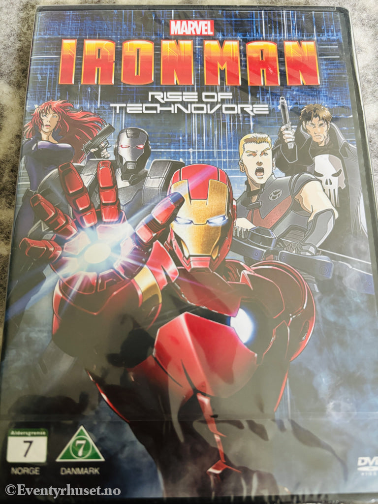 Marvel's Iron Man - Rise of Technovore. DVD. Ny i plast!