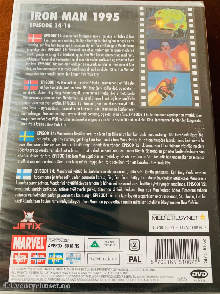 Marvels Iron Man. Vol. 5. Dvd Ny I Plast!