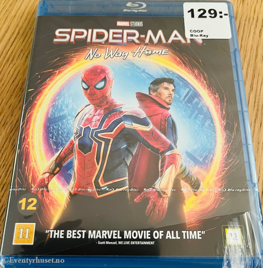 Marvels Spiderman - No Way Home. Blu Ray. Ny I Plast! Blu-Ray Disc