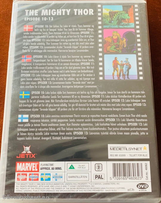 Marvels The Mighty Thor. Vol. 4. Dvd Ny I Plast!