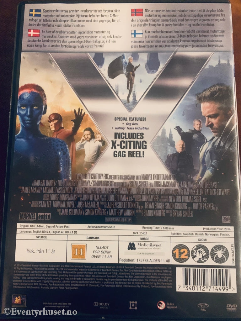 Marvels X-Men - Days Of Future Past. Dvd. Dvd