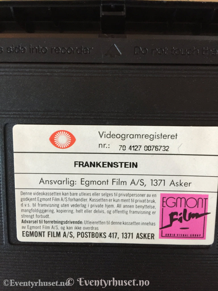 Mary Shelley´s Frankenstein. 1994. Vhs. Vhs