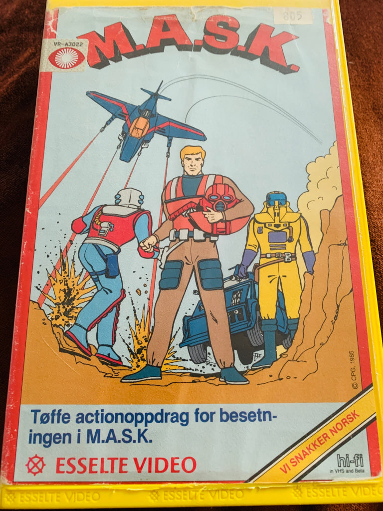 MASK. 1985. VHS Big Box. VHS
