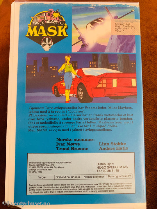 MASK 3: Jakten i Avløpsrørene. VHS Big Box.