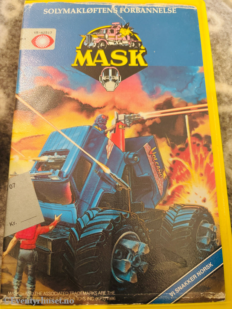 MASK. Solymakløftens forbannelse. 1985. VHS Big Box. VHS Big Box