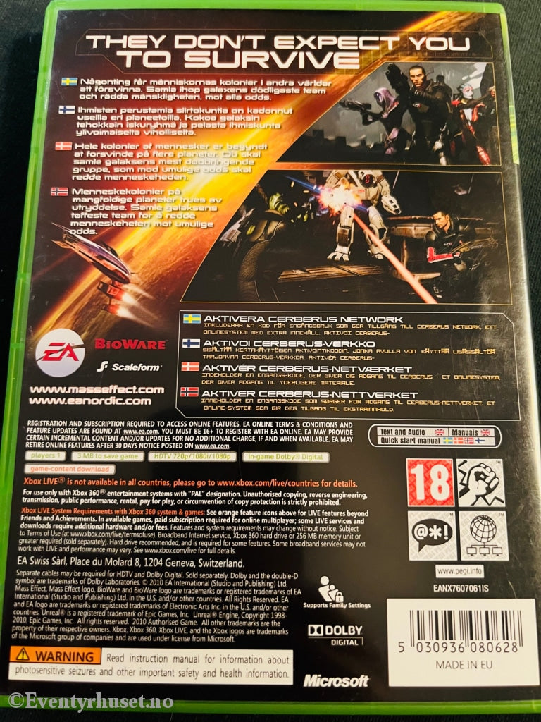 Mass Effect 2. Xbox 360.