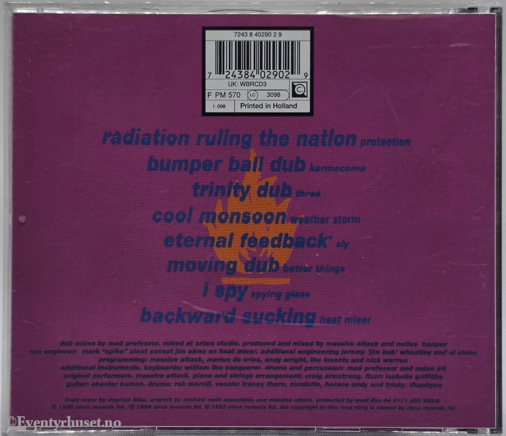 Massive Attack vs. Mad Professor. 1995. No Protection. . CD.