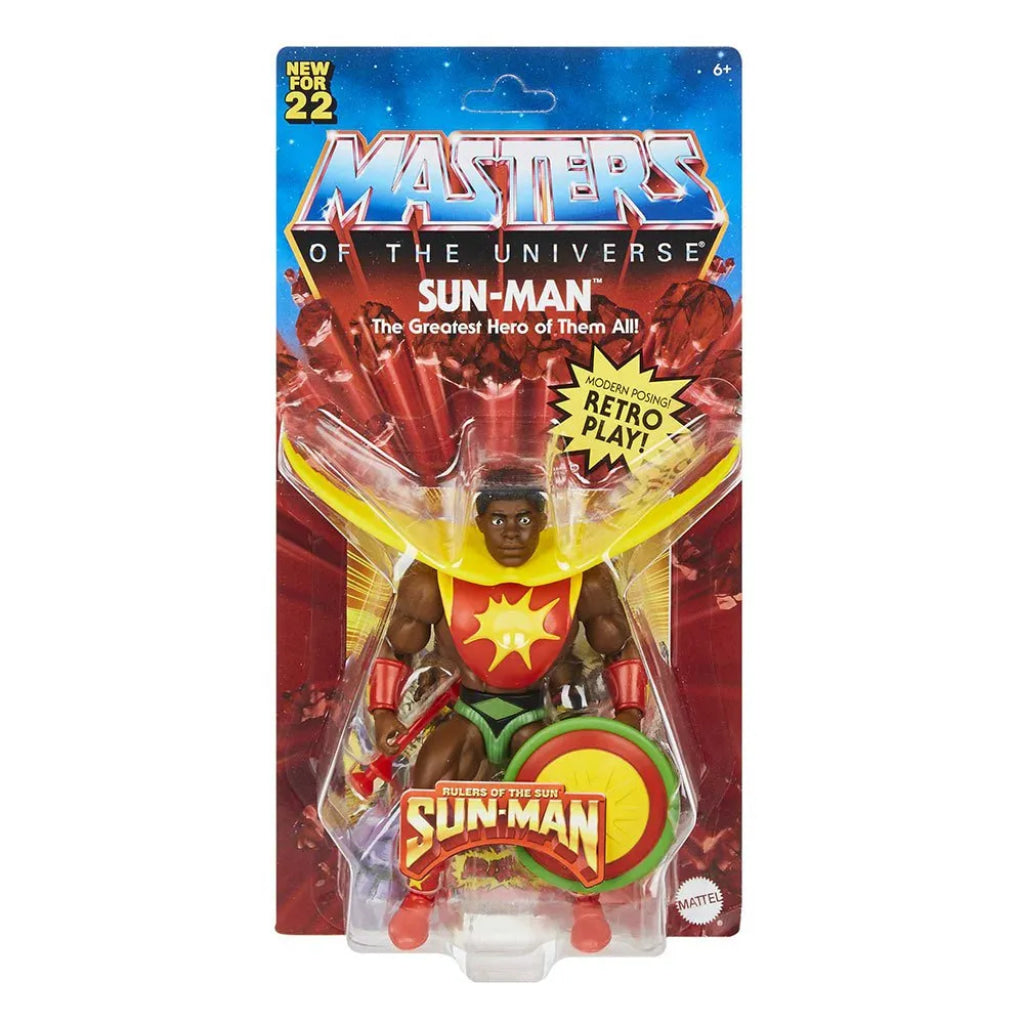 Masters of the Universe (MOTU). Origins – Actionfigur – Sun-Man. Ny og uåpnet! Actionfigur