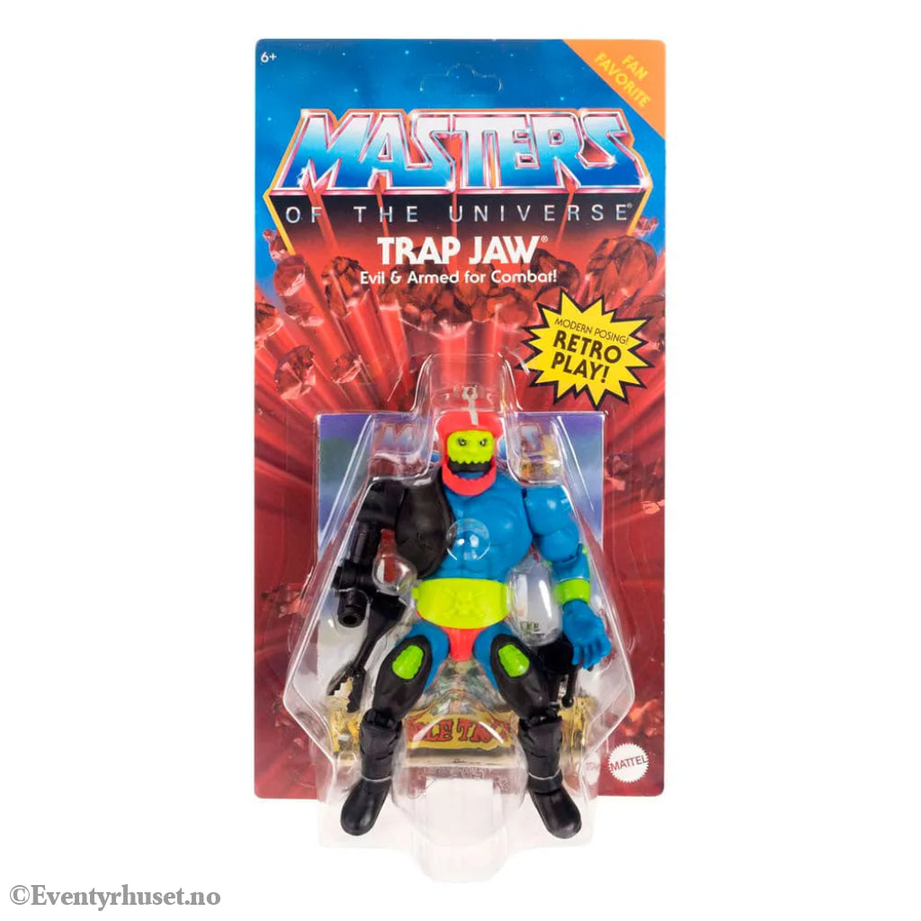 Masters of the Universe (MOTU). Origins – Actionfigur – Trap Jaw. Ny og uåpnet! Actionfigur