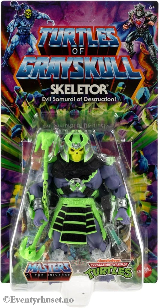 Masters of the Universe (MOTU) Origins Turtles of Grayskull Skeletor – Actionfigur. Ny og uåpnet! Actionfigur