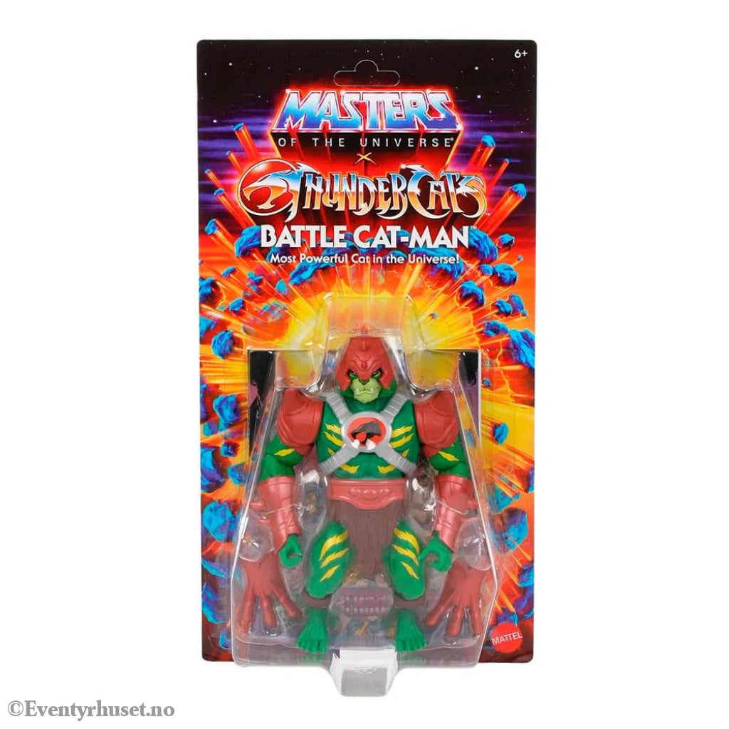 Masters of the Universe (MOTU) x Thundercats – Actionfigur – Battle-Cat-Man. Ny og uåpnet! Actionfigur