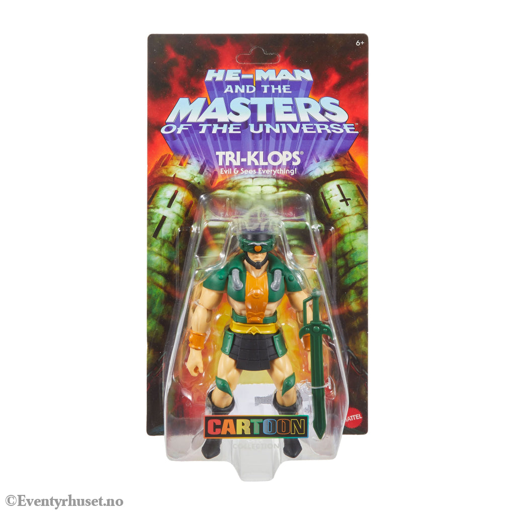 Masters of the Universe Origins Action Figure Cartoon Collection: Tri-Klops 14 cm. Mint In Sealed Box (MISB)!