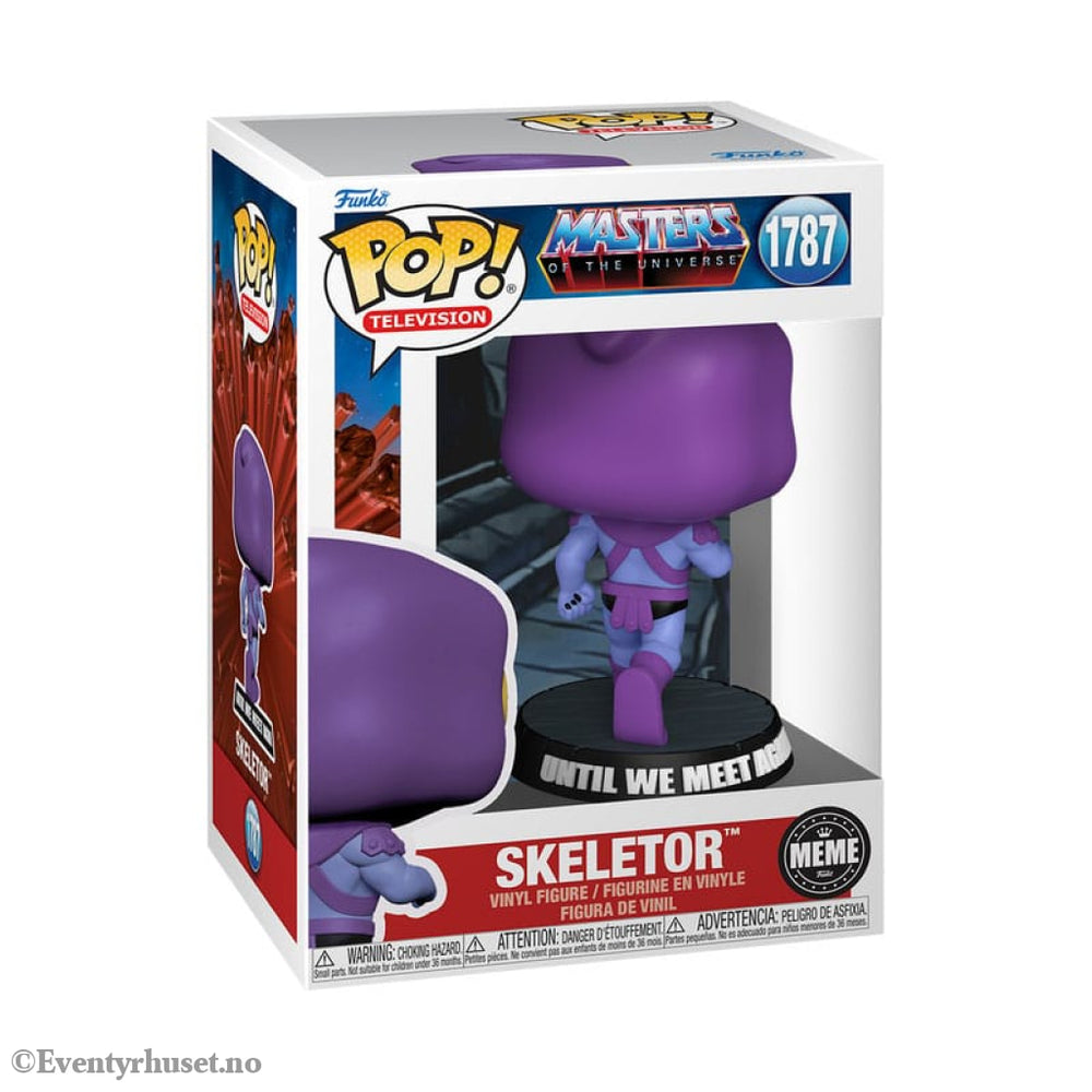Masters of the Universe POP! Animation Vinyl Figure Meme - Skeletor Running Away 9 cm Collectibles