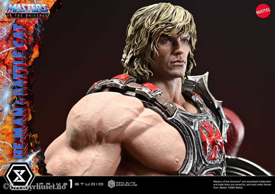 Masters of the Universe Real Elite Masterline Series Statue 1/4 He-Man & Battle Cat 86 cm Collectibles