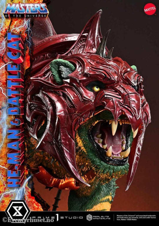 Masters of the Universe Real Elite Masterline Series Statue 1/4 He-Man & Battle Cat 86 cm Collectibles