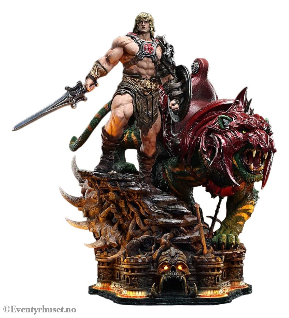 Masters of the Universe Real Elite Masterline Series Statue 1/4 He-Man & Battle Cat 86 cm Collectibles